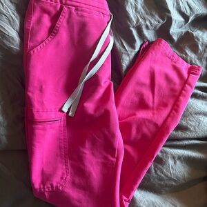 Figs Shocking Pink Yola Scrubs